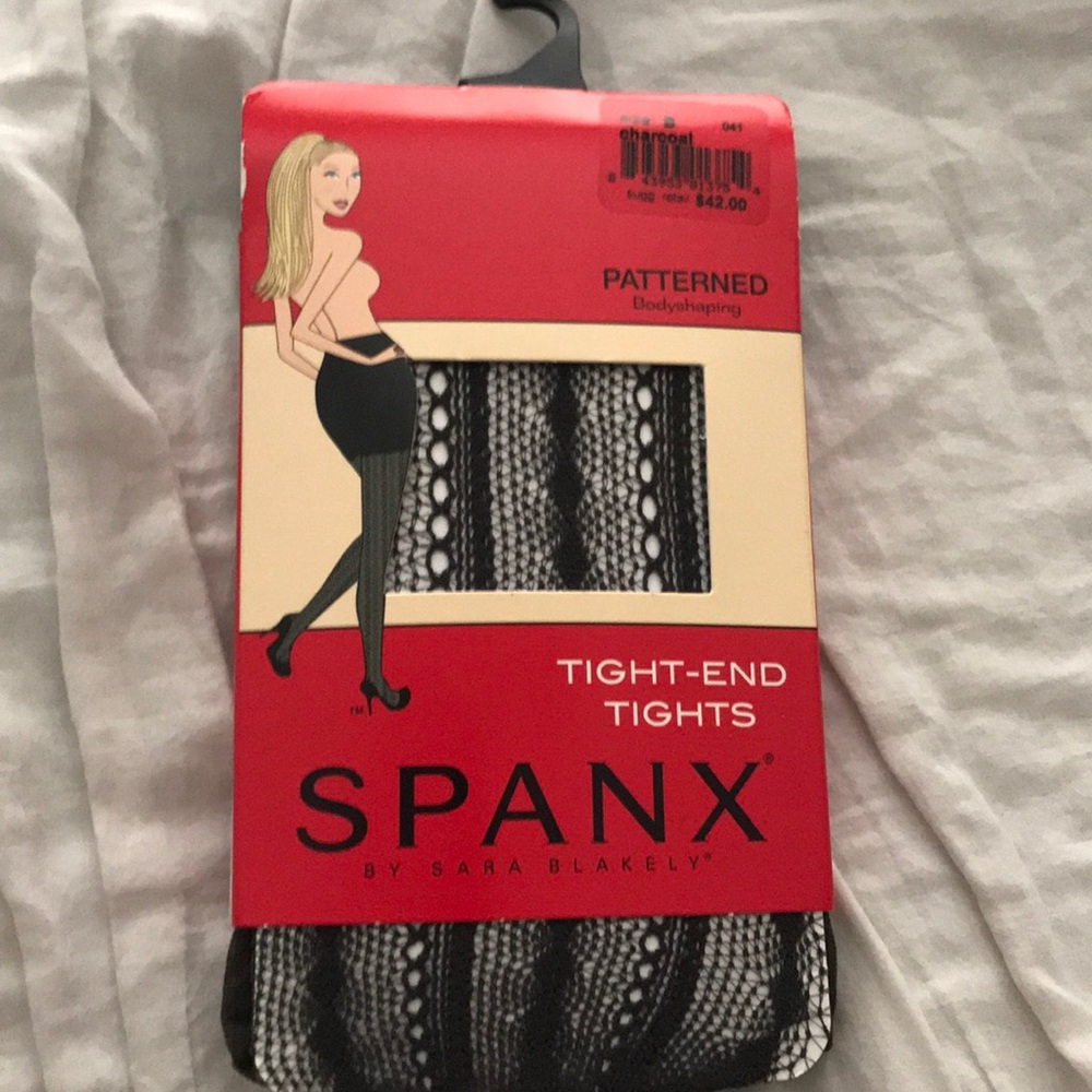 Spanx Bodyshaping Patterned Tights